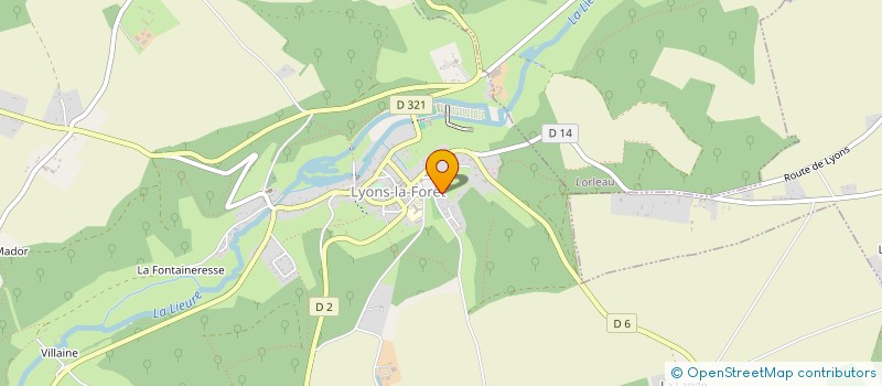 localisation de l'entreprise MONSIEUR DORIAN LEFEBVRE  LYONS-LA-FORET