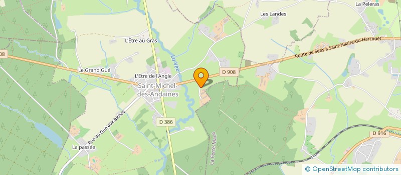 localisation de l'entreprise MONSIEUR DORIAN LEGEAY  BAGNOLES DE L'ORNE NORMANDIE