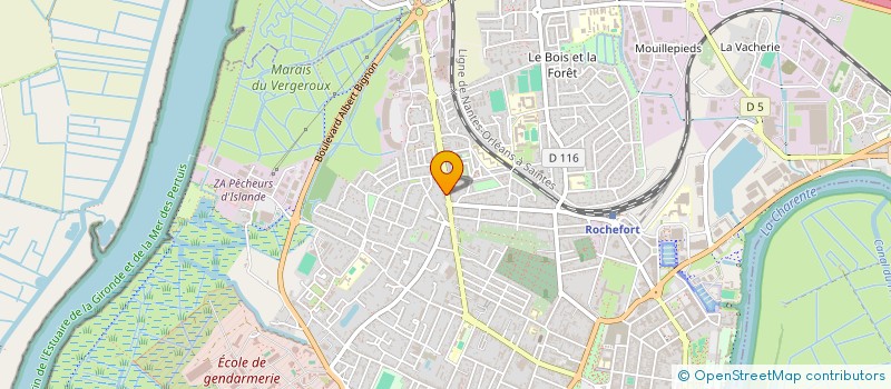 localisation de l'entreprise MONSIEUR DORIAN LEONARDI  ROCHEFORT