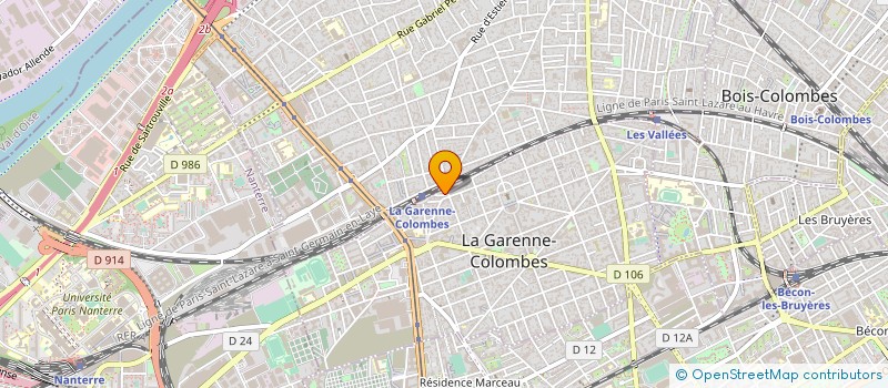 localisation de l'entreprise MONSIEUR DORIAN LEPRINCE à LA GARENNE-COLOMBES