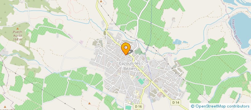 localisation de l'entreprise MONSIEUR DORIAN LETHEUX  CAZOULS-LES-BEZIERS