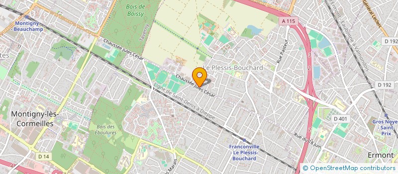 localisation de l'entreprise MONSIEUR DORIAN LEVIEUX à LE PLESSIS-BOUCHARD