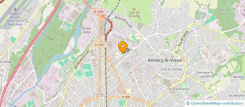 localisation de l'entreprise MONSIEUR DORIAN MAGNIN  ANNECY