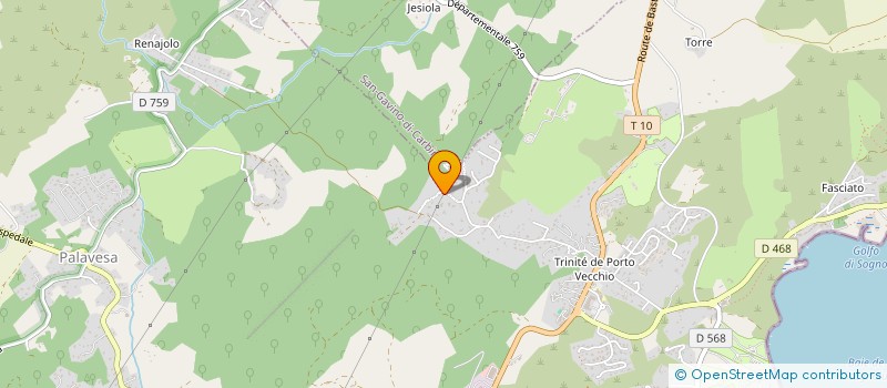 localisation de l'entreprise MONSIEUR DORIAN MALISZEWSKI  PORTO-VECCHIO