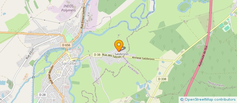 localisation de l'entreprise MONSIEUR DORIAN MARQUES-MONTEIRO  SARRALBE