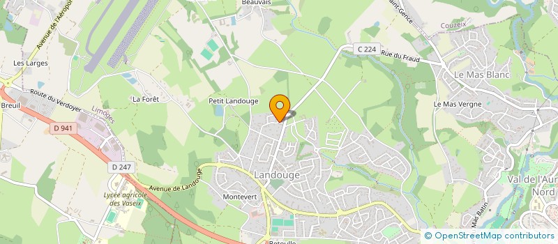 localisation de l'entreprise MONSIEUR DORIAN MAURY  LIMOGES