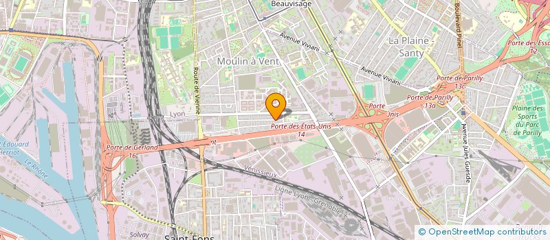 localisation de l'entreprise MONSIEUR DORIAN MAZET  VENISSIEUX