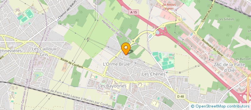 localisation de l'entreprise MONSIEUR DORIAN MEBTOUL  HERBLAY-SUR-SEINE