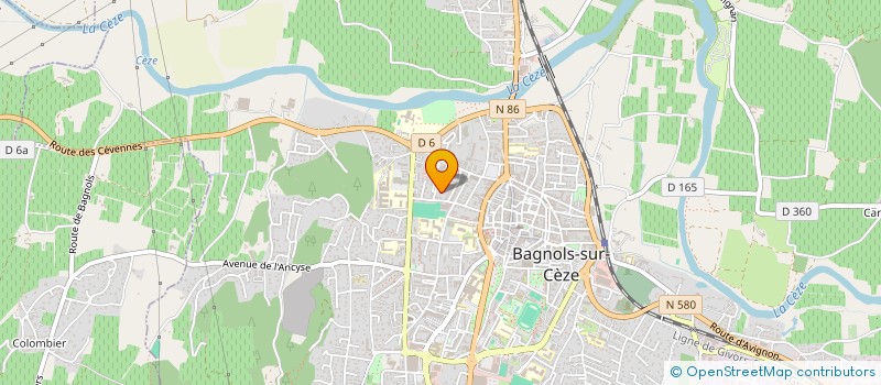 localisation de l'entreprise MONSIEUR DORIAN MECHEREF  BAGNOLS-SUR-CEZE