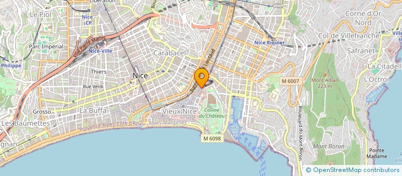localisation de l'entreprise MONSIEUR DORIAN MEHU à NICE