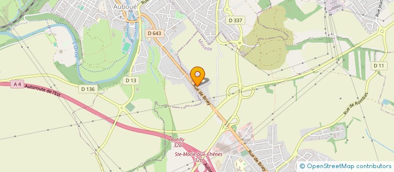 localisation de l'entreprise MONSIEUR DORIAN MERULLA  SAINTE-MARIE-AUX-CHENES