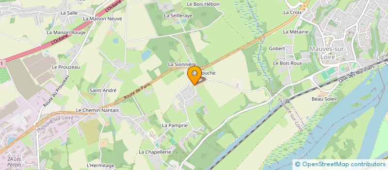 localisation de l'entreprise MONSIEUR DORIAN METGE à THOUARE-SUR-LOIRE