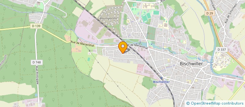 localisation de l'entreprise MONSIEUR DORIAN MEYER  BISCHWILLER