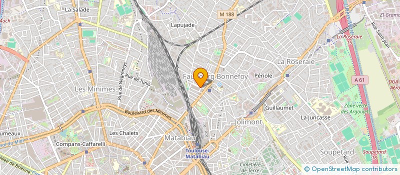 localisation de l'entreprise MONSIEUR DORIAN MICALEFF-CHAMLA à TOULOUSE