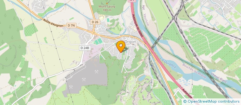 localisation de l'entreprise MONSIEUR DORIAN MICHEL  ORGON