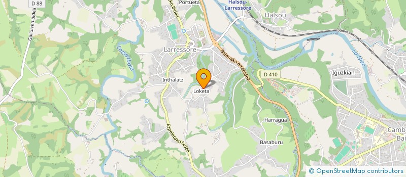 localisation de l'entreprise MONSIEUR DORIAN MINJOU  LARRESSORE