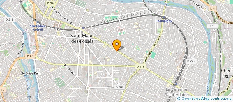 localisation de l'entreprise MONSIEUR DORIAN MOUCHENIK à ST MAUR DES FOSSES
