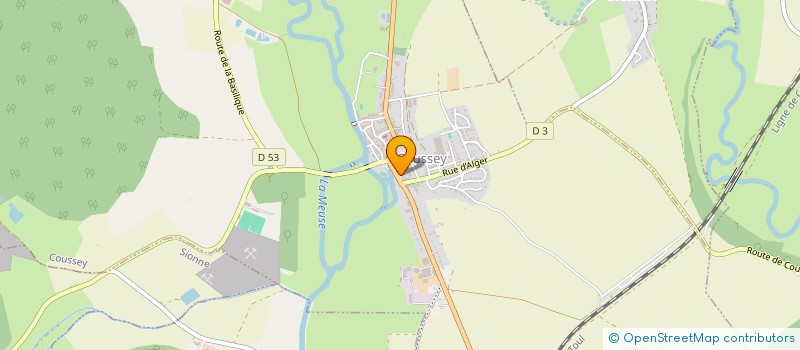 localisation de l'entreprise MONSIEUR DORIAN MOUGEOT  COUSSEY