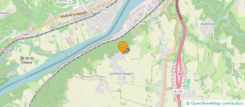 localisation de l'entreprise MONSIEUR DORIAN MUSCAT  REVENTIN-VAUGRIS