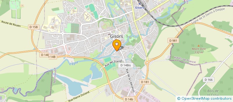 localisation de l'entreprise MONSIEUR DORIAN NOLANT à GISORS