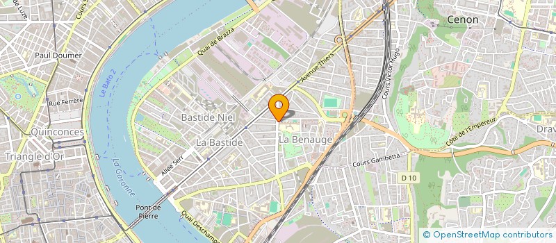 localisation de l'entreprise MONSIEUR DORIAN ORAZIO  BORDEAUX