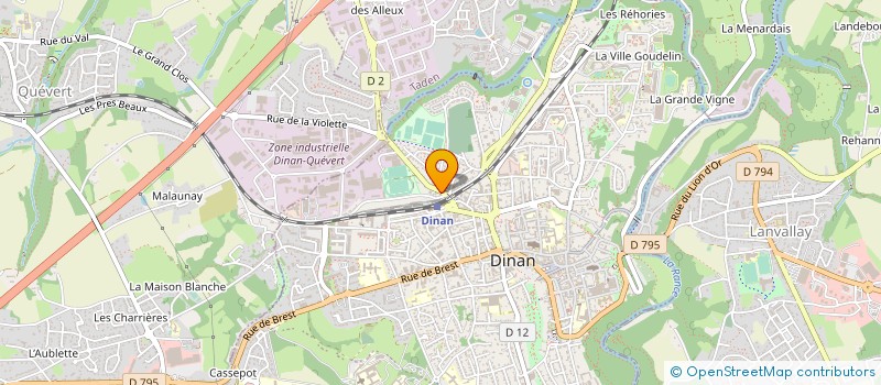 localisation de l'entreprise MONSIEUR DORIAN PASCAL à DINAN