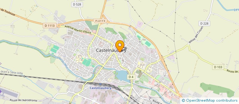 localisation de l'entreprise MONSIEUR DORIAN PELLAPRAT  CASTELNAUDARY