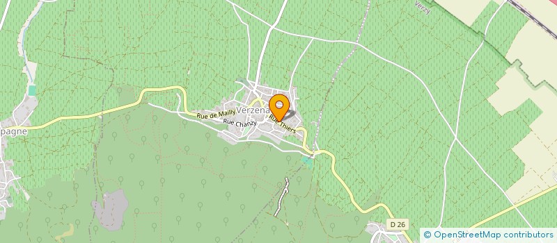 localisation de l'entreprise MONSIEUR DORIAN PENET  VERZENAY