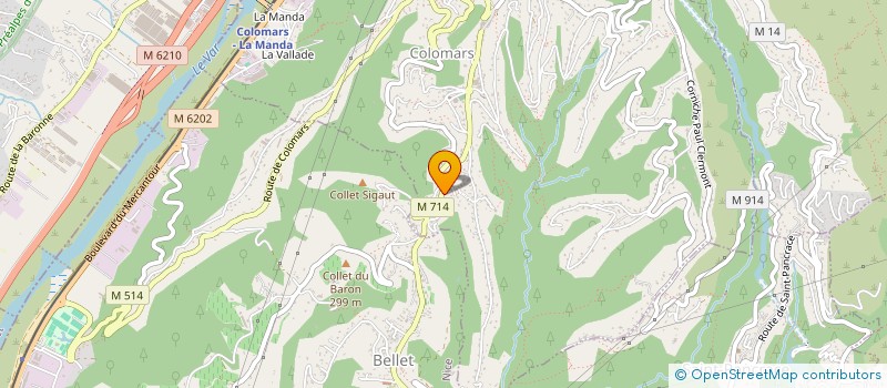 localisation de l'entreprise MONSIEUR DORIAN PERUCCON  COLOMARS