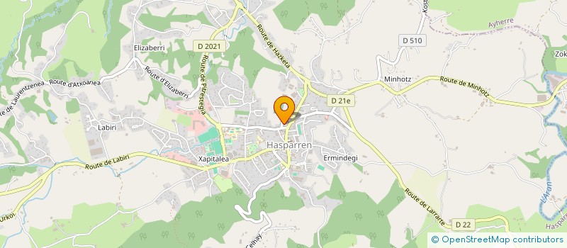 localisation de l'entreprise MONSIEUR DORIAN PIARRESTEGUY  HASPARREN
