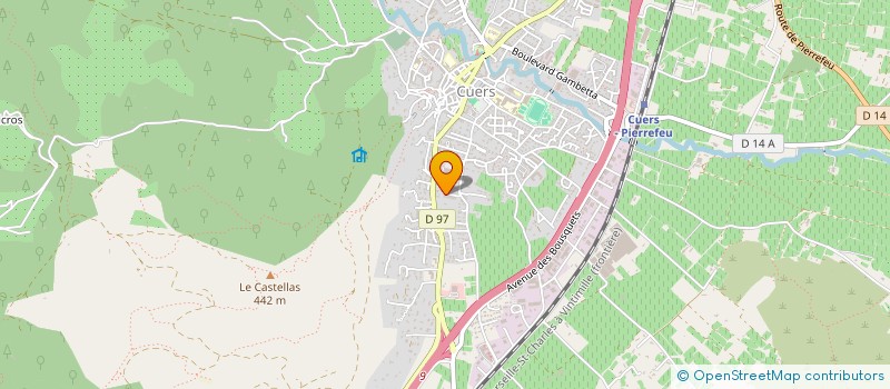 localisation de l'entreprise MONSIEUR DORIAN PICCINELLI  CUERS