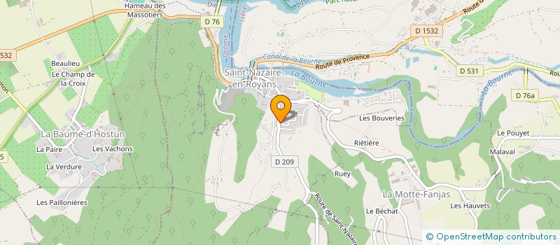 localisation de l'entreprise MONSIEUR DORIAN PIRES  SAINT-NAZAIRE-EN-ROYANS