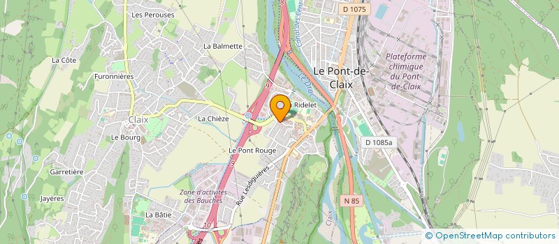 localisation de l'entreprise MONSIEUR DORIAN POMMEROL  CLAIX