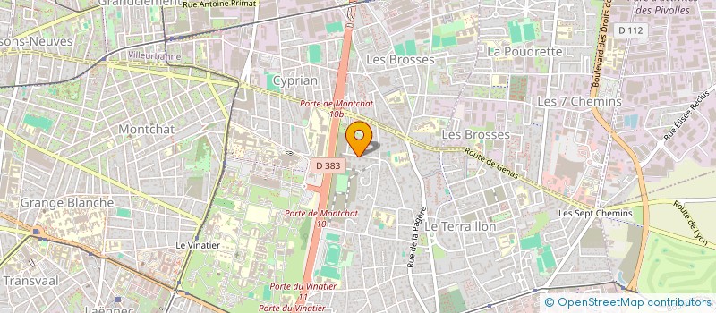 localisation de l'entreprise MONSIEUR DORIAN PRADAL  BRON