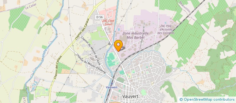 localisation de l'entreprise MONSIEUR DORIAN PRIME  VAUVERT