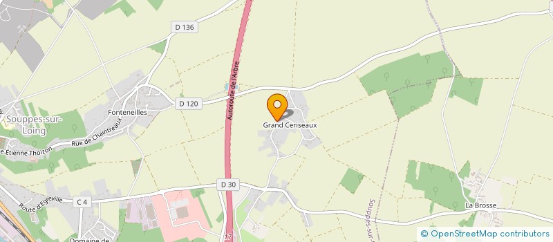 localisation de l'entreprise MONSIEUR DORIAN PRZYBOS  SOUPPES-SUR-LOING