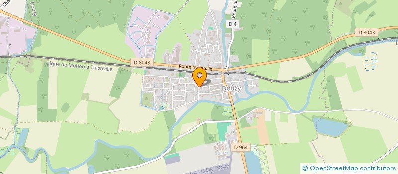 localisation de l'entreprise MONSIEUR DORIAN RAMBOURG  DOUZY