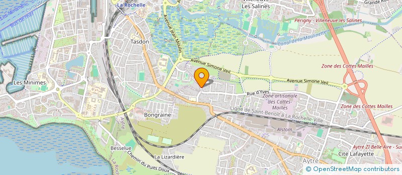 localisation de l'entreprise MONSIEUR DORIAN RAZE  LA ROCHELLE