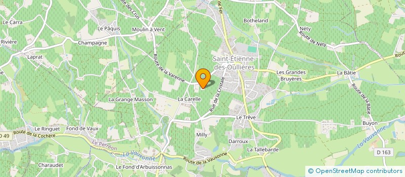 localisation de l'entreprise MONSIEUR DORIAN RENARD  SAINT-ETIENNE-DES-OULLIERES