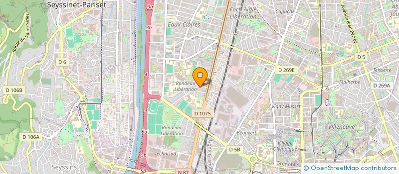 localisation de l'entreprise MONSIEUR DORIAN REVIL BAUDARD à GRENOBLE