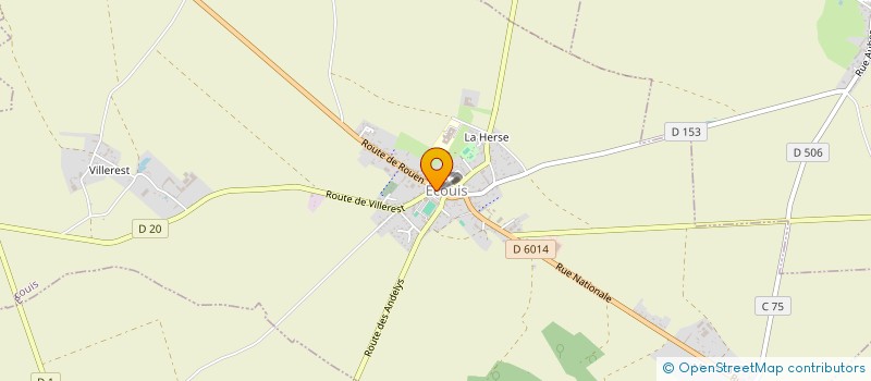 localisation de l'entreprise MONSIEUR DORIAN RICARD  ECOUIS