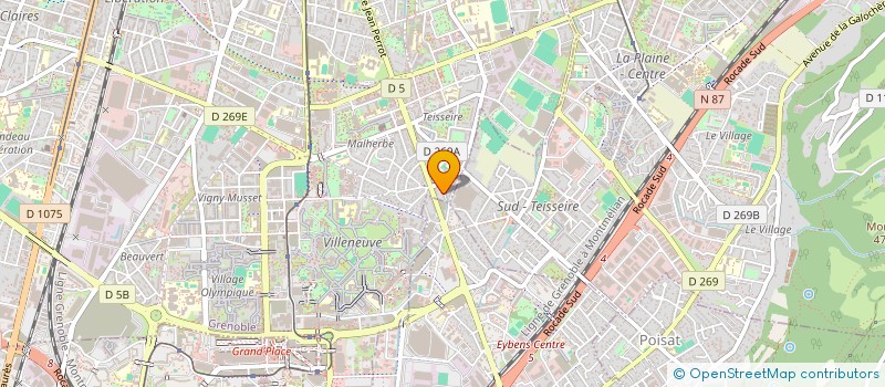 localisation de l'entreprise MONSIEUR DORIAN ROCHE  GRENOBLE