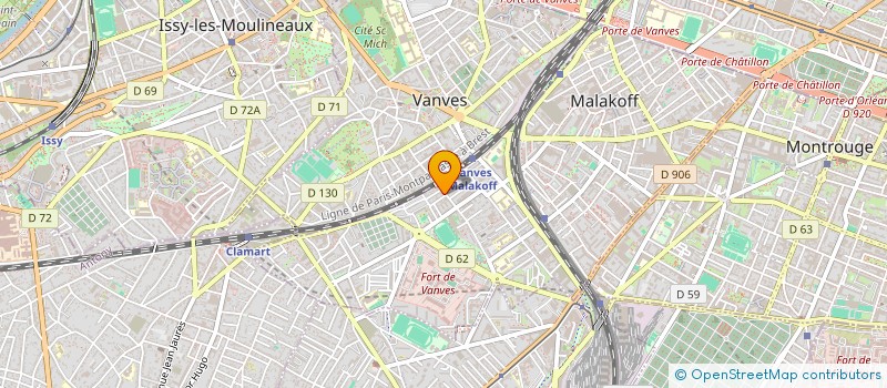 localisation de l'entreprise MONSIEUR DORIAN ROCHEREAU  MALAKOFF