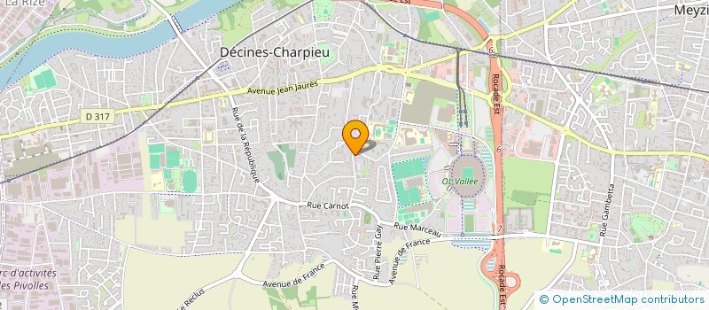 localisation de l'entreprise MONSIEUR DORIAN SANCHEZ  DECINES-CHARPIEU