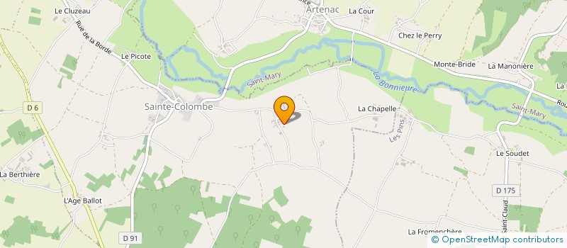 localisation de l'entreprise MONSIEUR DORIAN SARDIN à VAL-DE-BONNIEURE