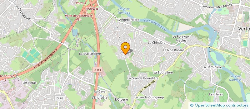 localisation de l'entreprise MONSIEUR DORIAN SAUDRAIS  VERTOU