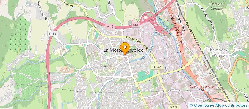 localisation de l'entreprise MONSIEUR DORIAN SAVARINO  LA MOTTE-SERVOLEX