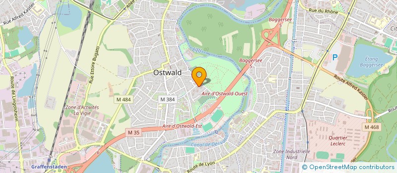 localisation de l'entreprise MONSIEUR DORIAN SBAGLIA  OSTWALD