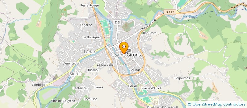 localisation de l'entreprise MONSIEUR DORIAN SECHET à SAINT-GIRONS