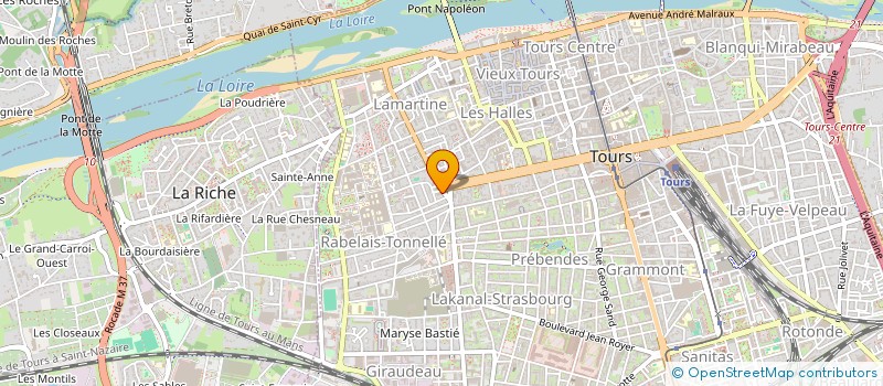 localisation de l'entreprise MONSIEUR DORIAN SPILMONT  TOURS
